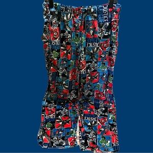 DC Justice League Blue and Red Pajama Pants size L